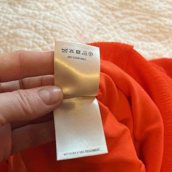 Anthropologie Abbey Belted Crop Wide Leg Jumpsuit Sunset Red Sz 6 Boho Summer - Picture 13 of 14